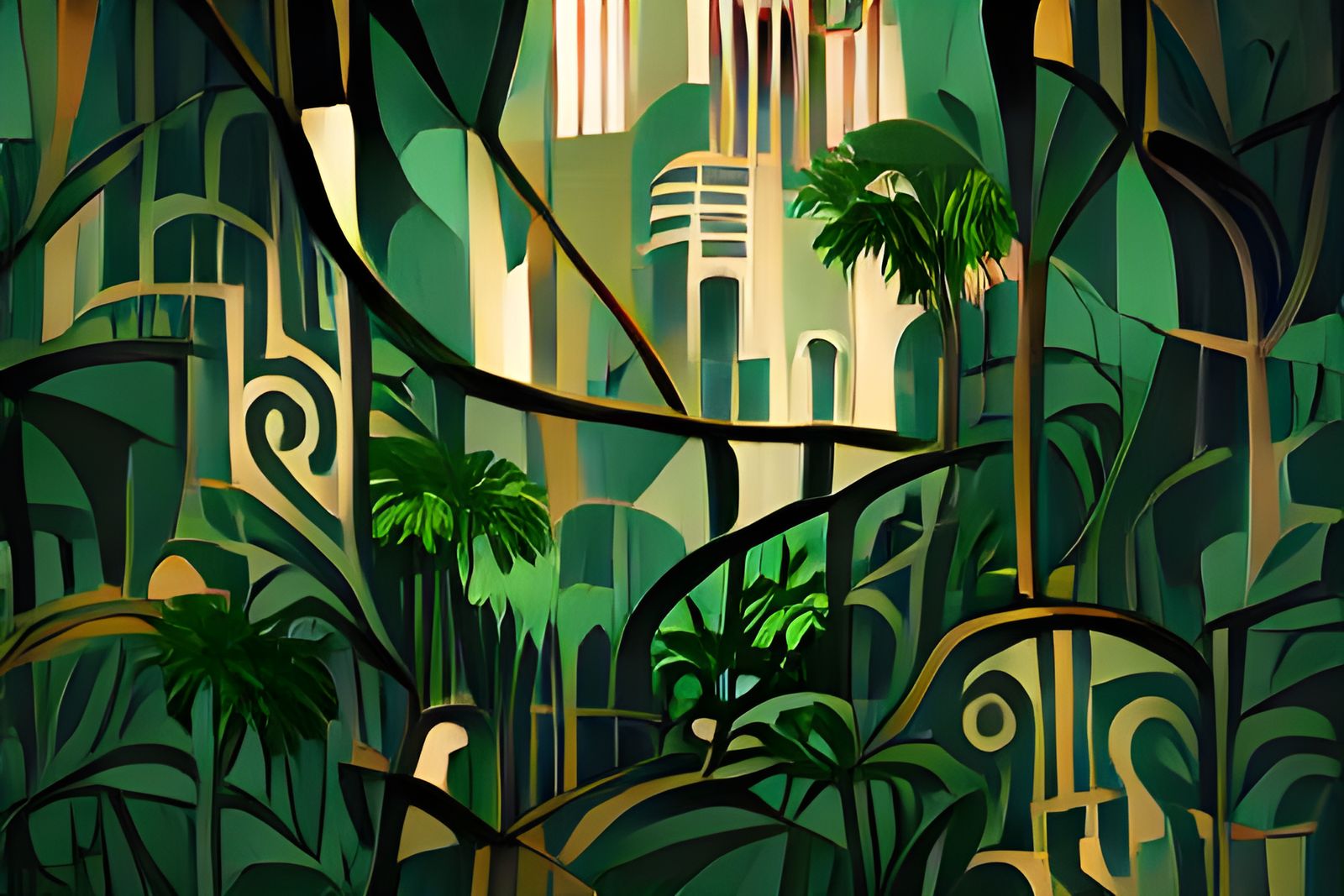 Deco jungle