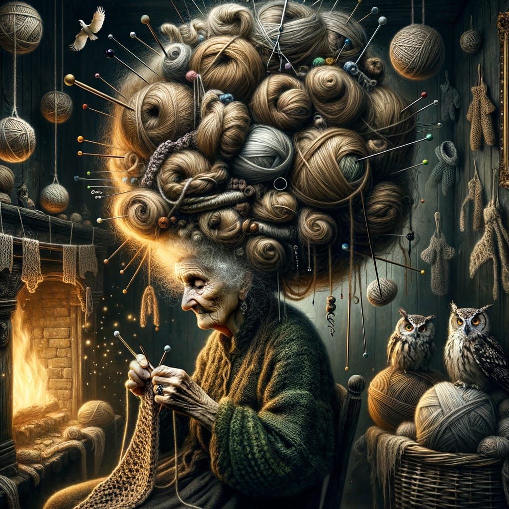 🧶 Yarn of Her Hair 🧶  by @Midnighte