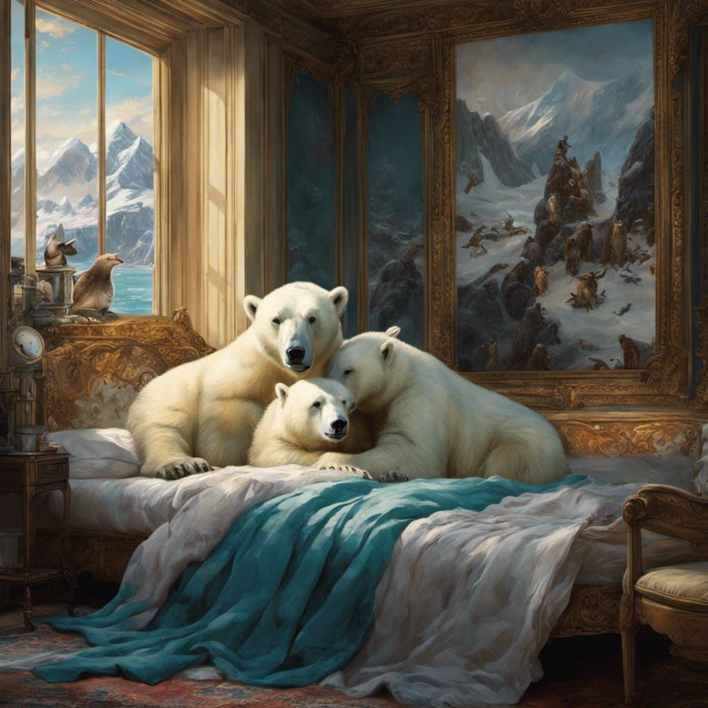 Cuddling AI Generated Artwork NightCafe Creator