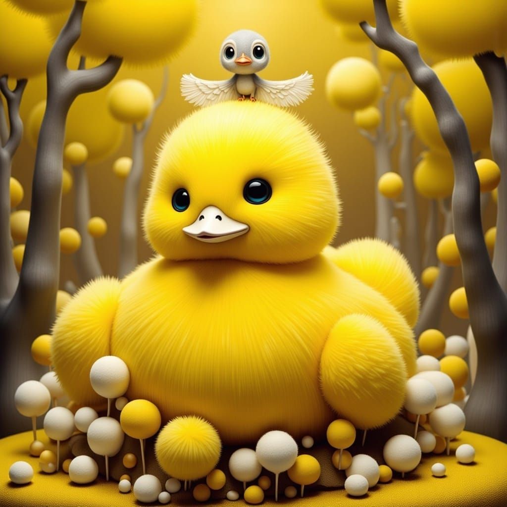 Fluffy Duckie 