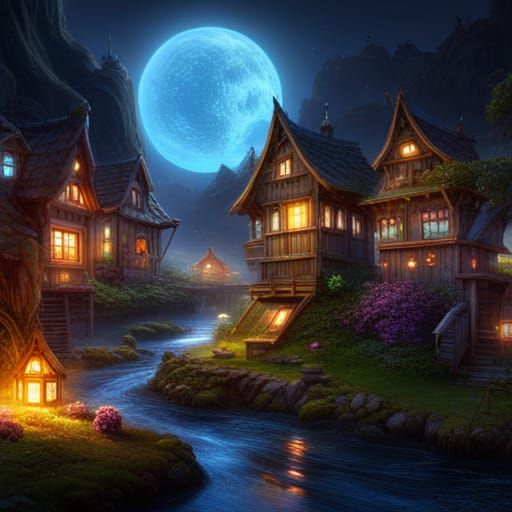 Under the moon