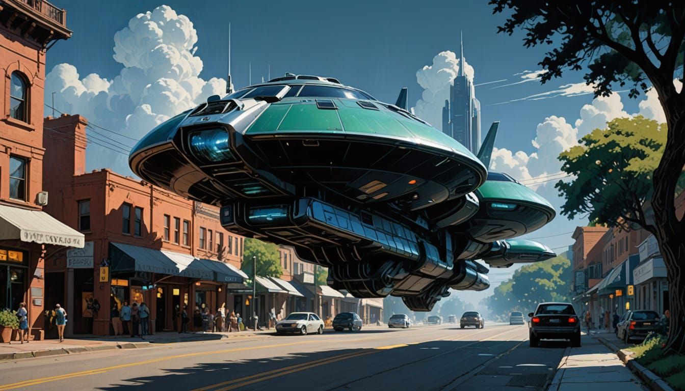 aliens come to visit