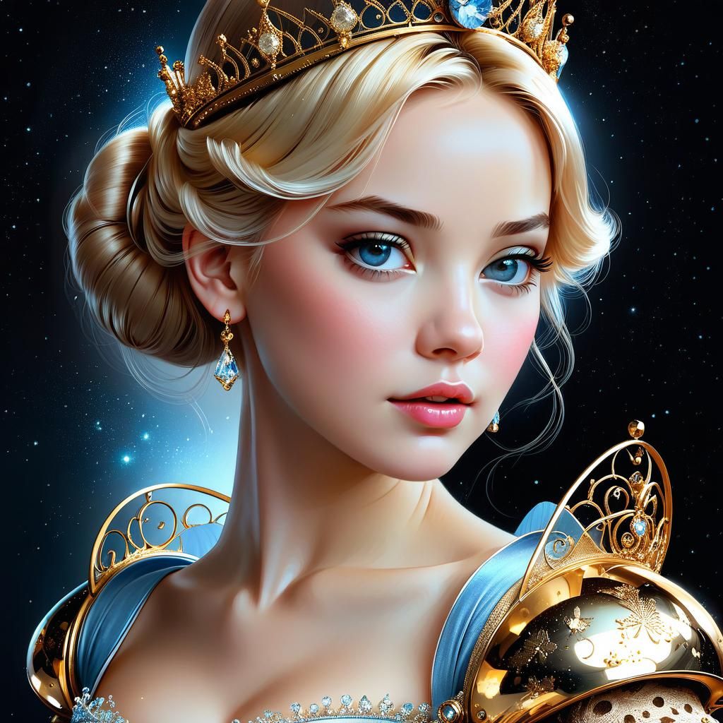 Princess Cinderella - AI Generated Artwork - NightCafe Creator