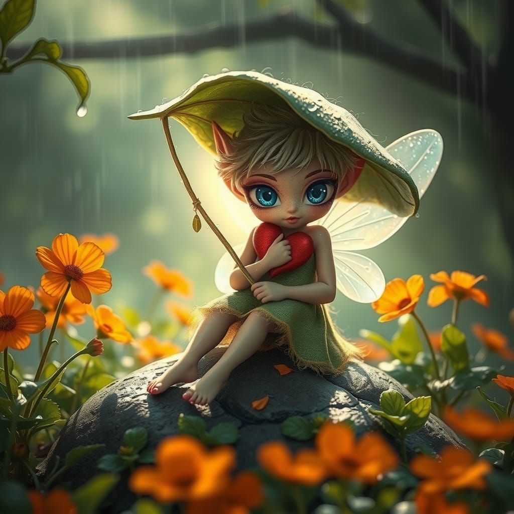 Fairies ( I protect your heart from dark rain clouds )