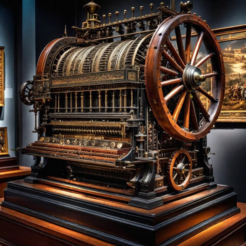 An ancient machine - AI Generated Artwork - NightCafe Creator
