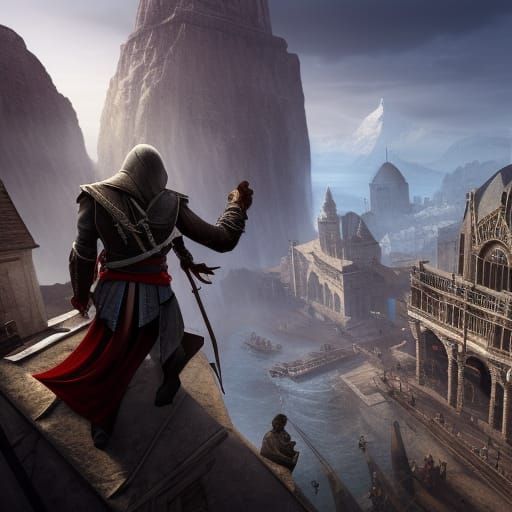 assassins creed gameplay, Stable Diffusion