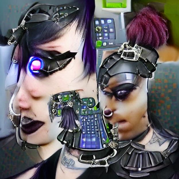 Lady cyborg technology