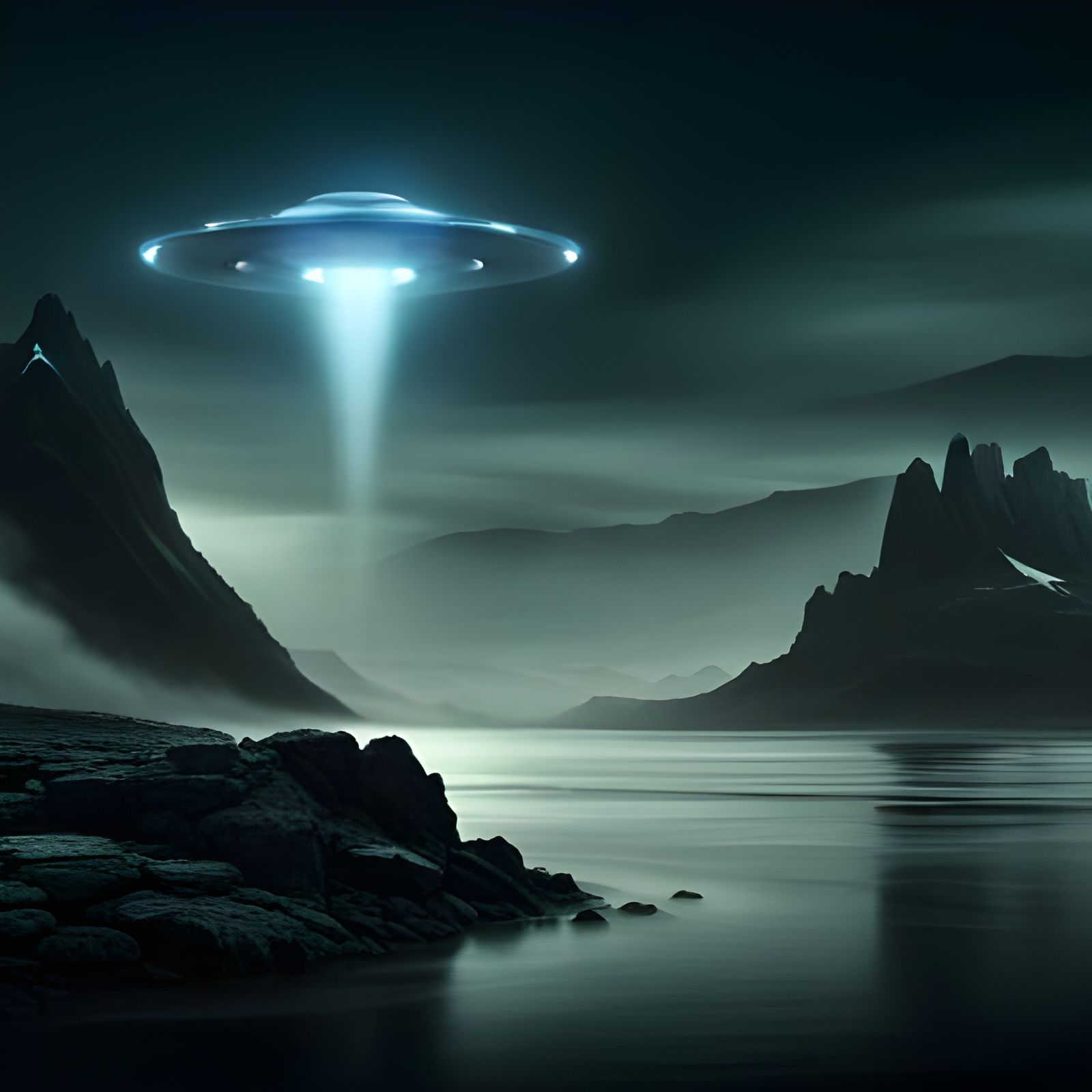 Ufo - Ai Generated Artwork - Nightcafe Creator