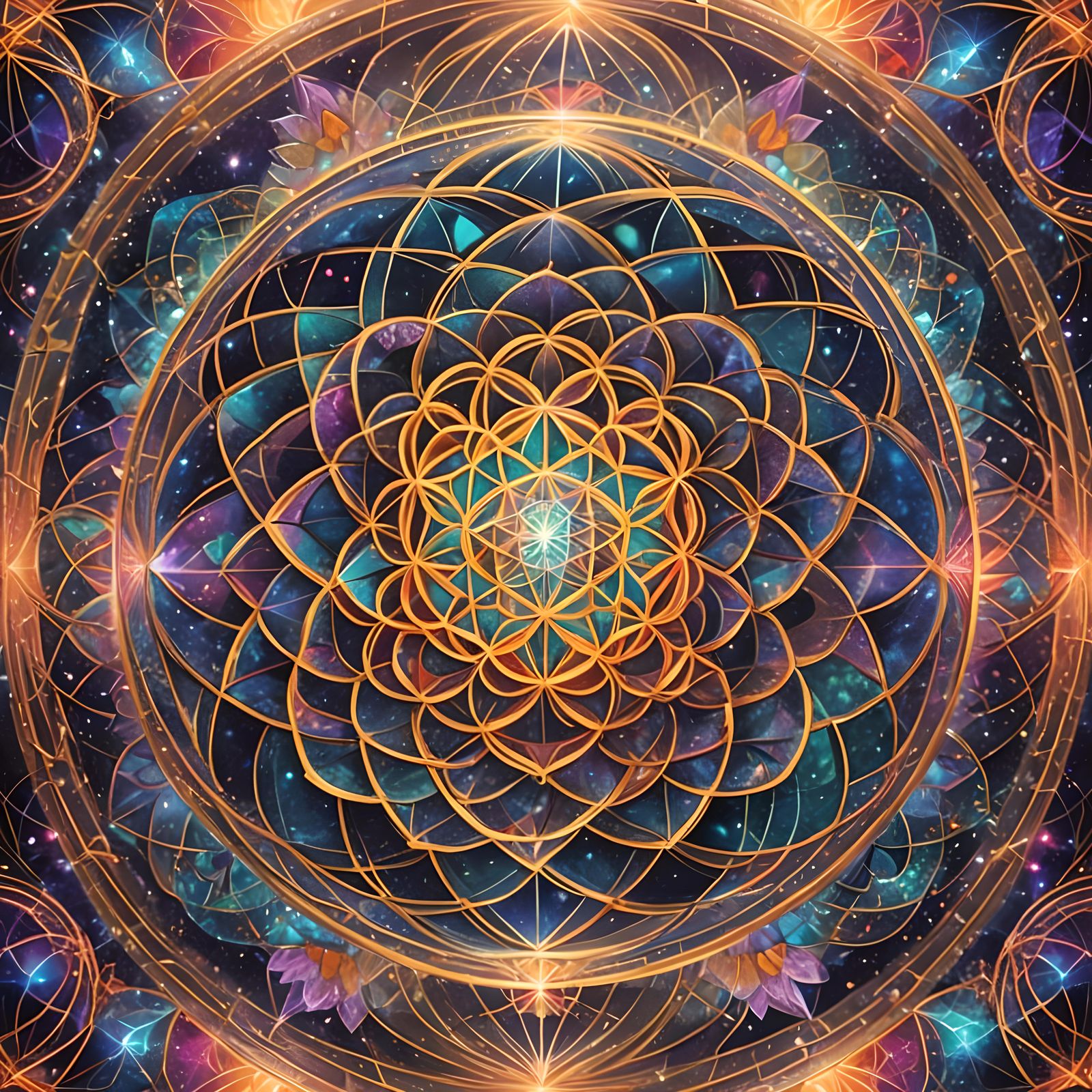 Toroidal Field Flower of Life