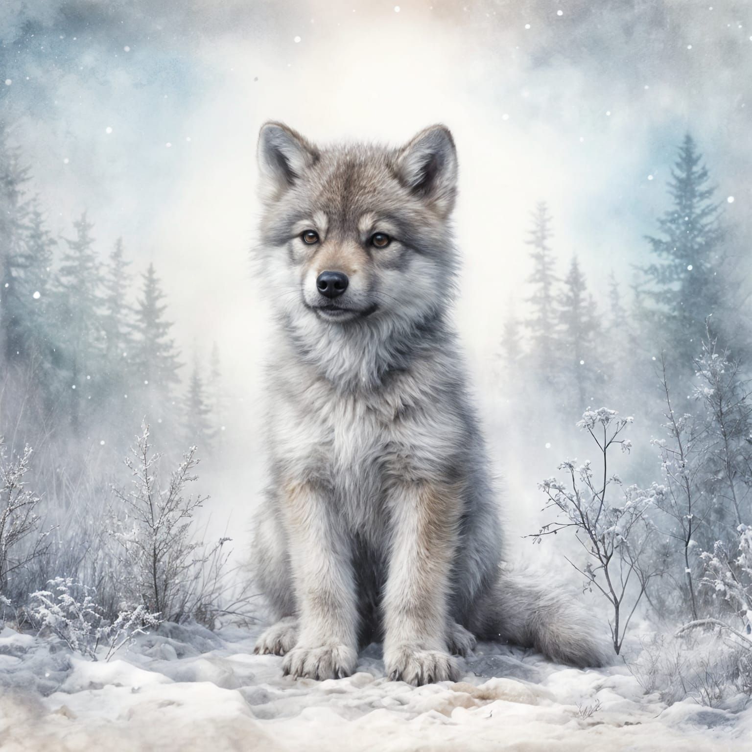 Wolf cub