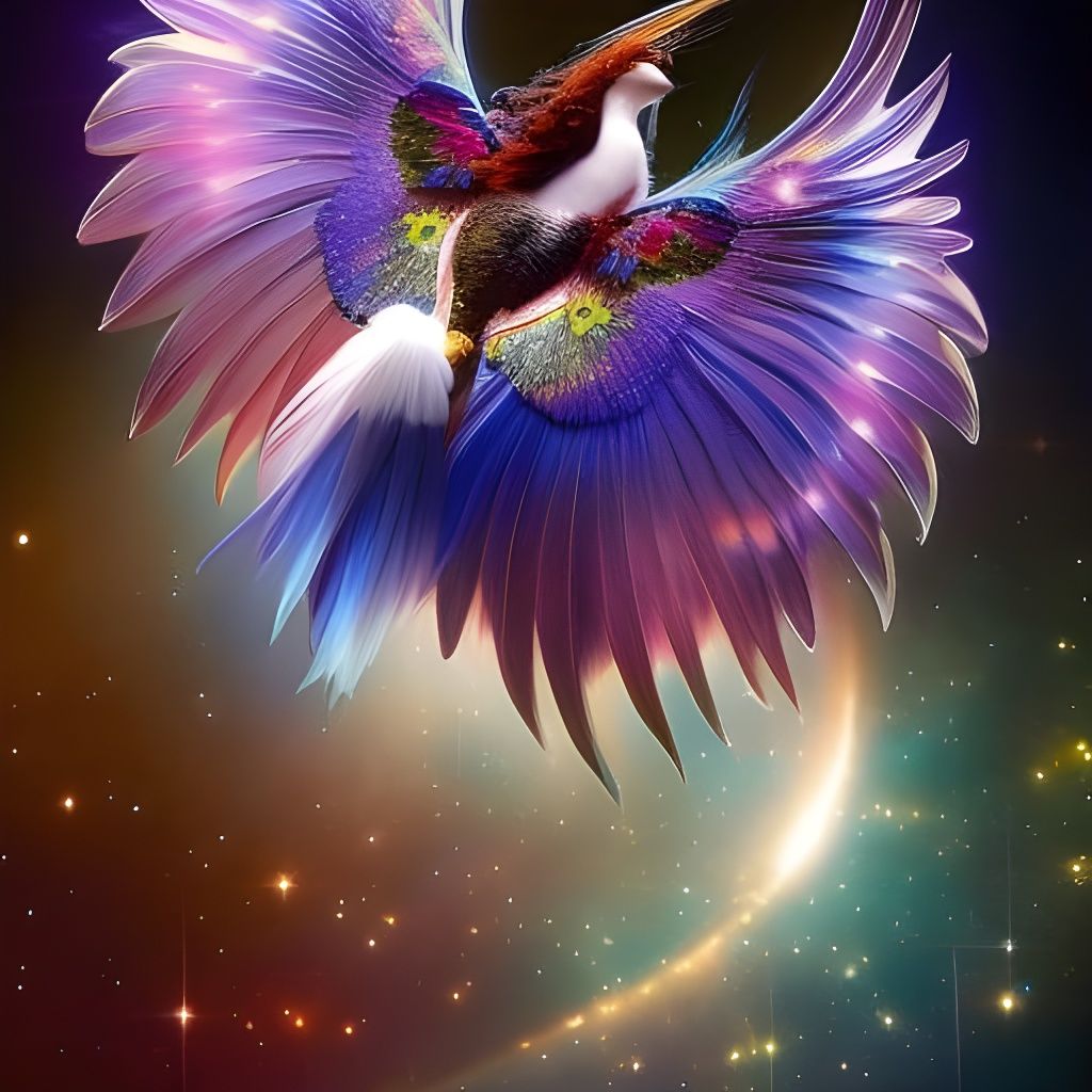 Fairy Peacock - AI Generated Artwork - NightCafe Creator