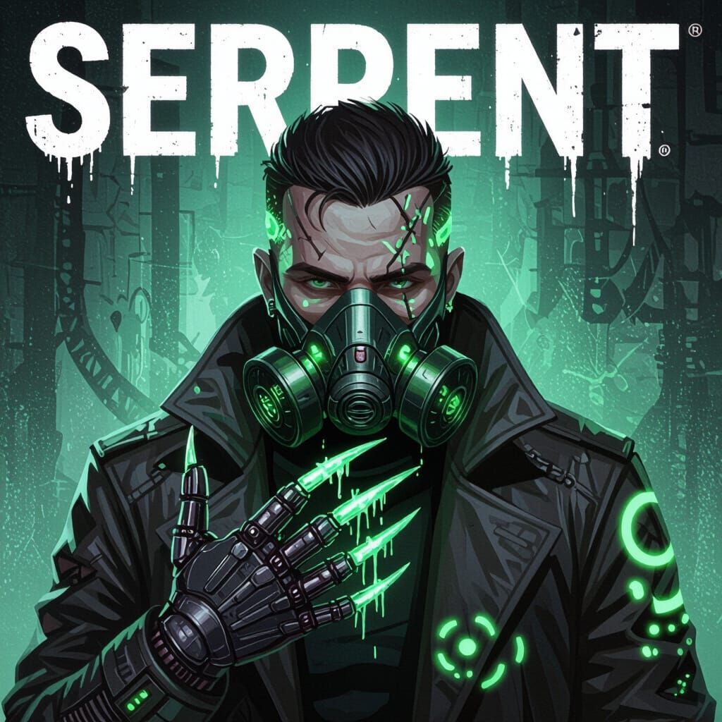 3. "Serpent" - The Bio-Hacker
Criminal Specialty: Poisoning & Neurotoxin Trafficking

Put the word "Serpent" in the top left corner in bold,...