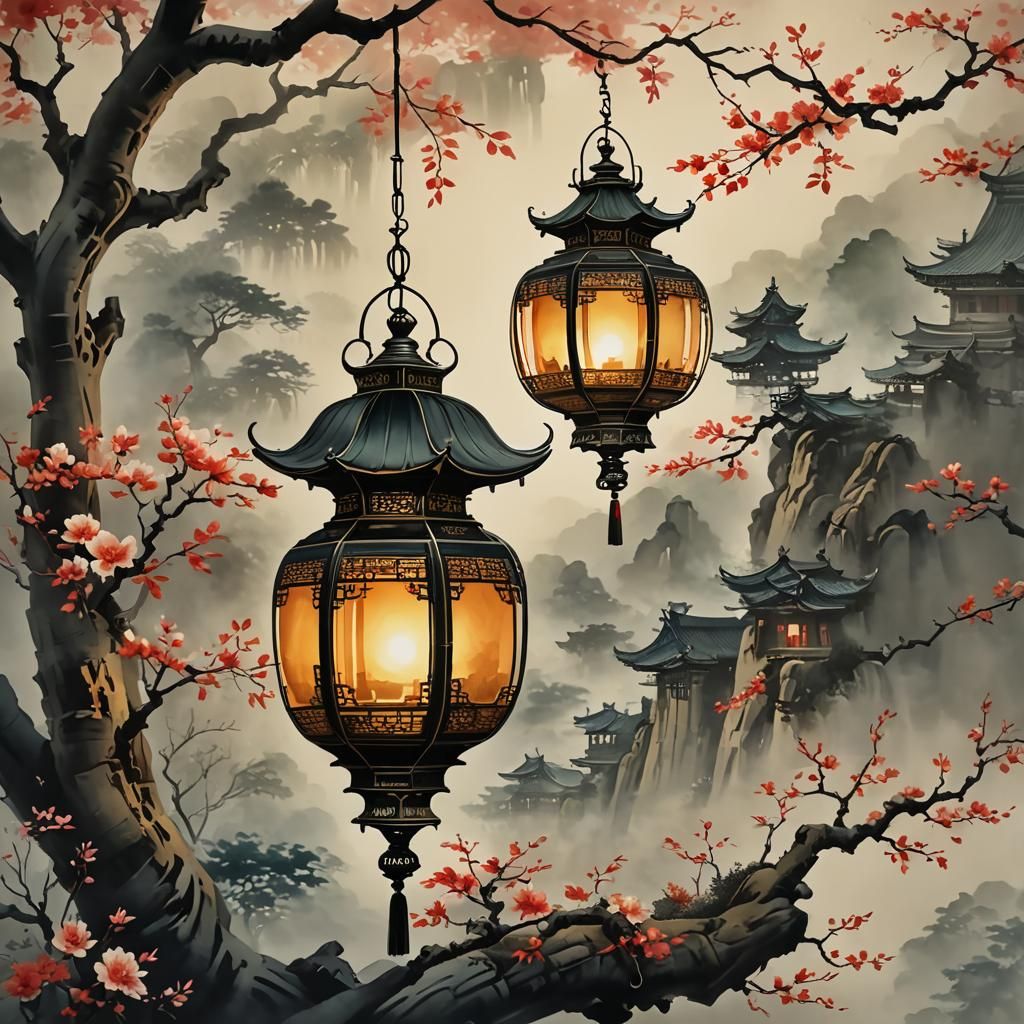 Lanterns  by @Mahina
