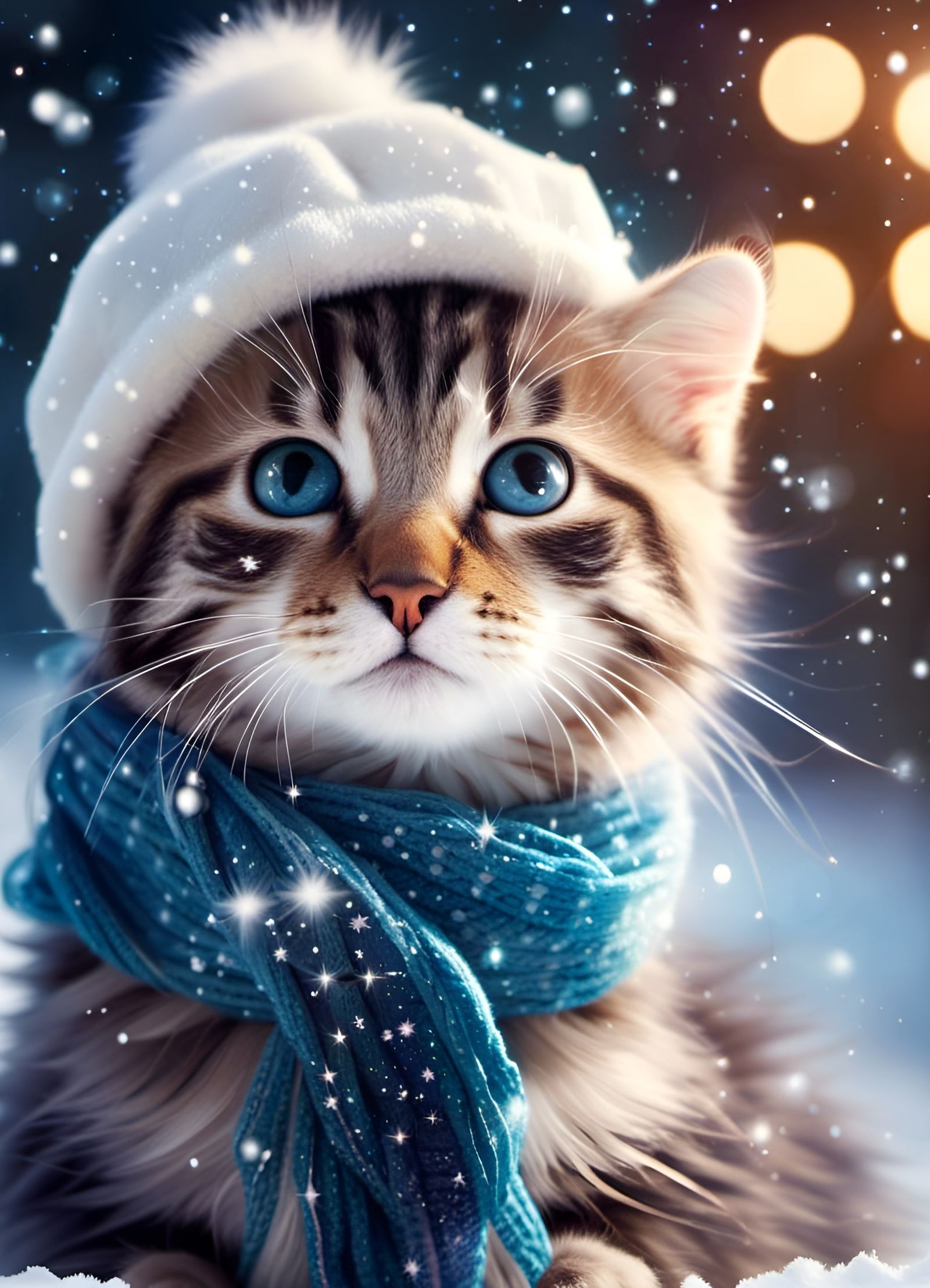 Winter kitten