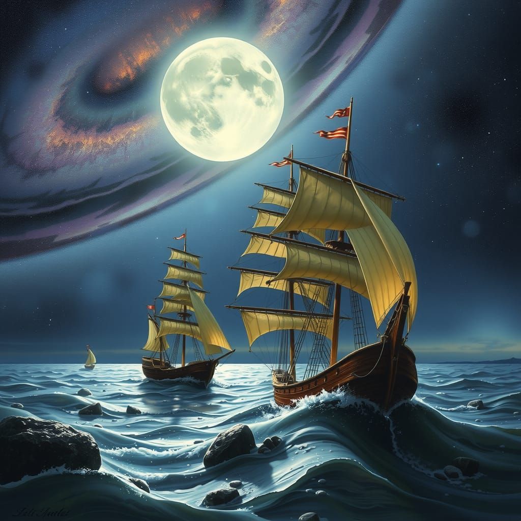Moonlit Armada