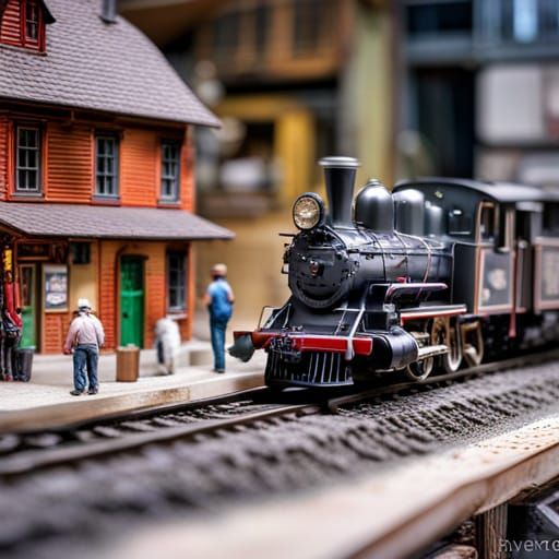 Scene from Miniature Wunderland, Germany.   by @John H Pedersen