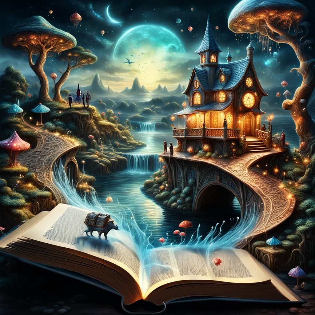 Fantasy Story Book  by @Simplybe