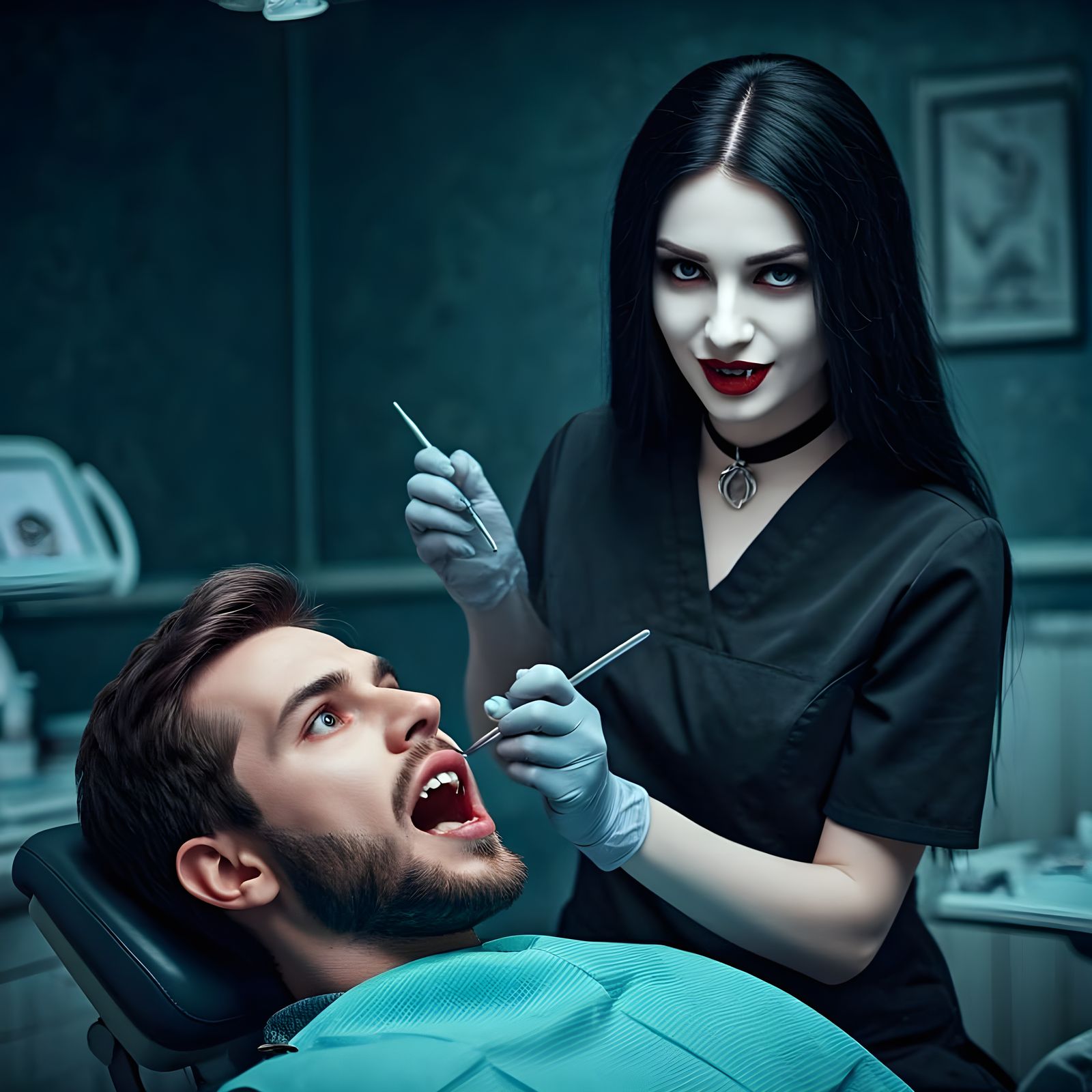 Of course, I'm a dentist!  by @Queen Of Denial