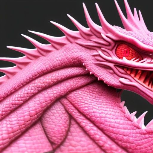 Pink dragon