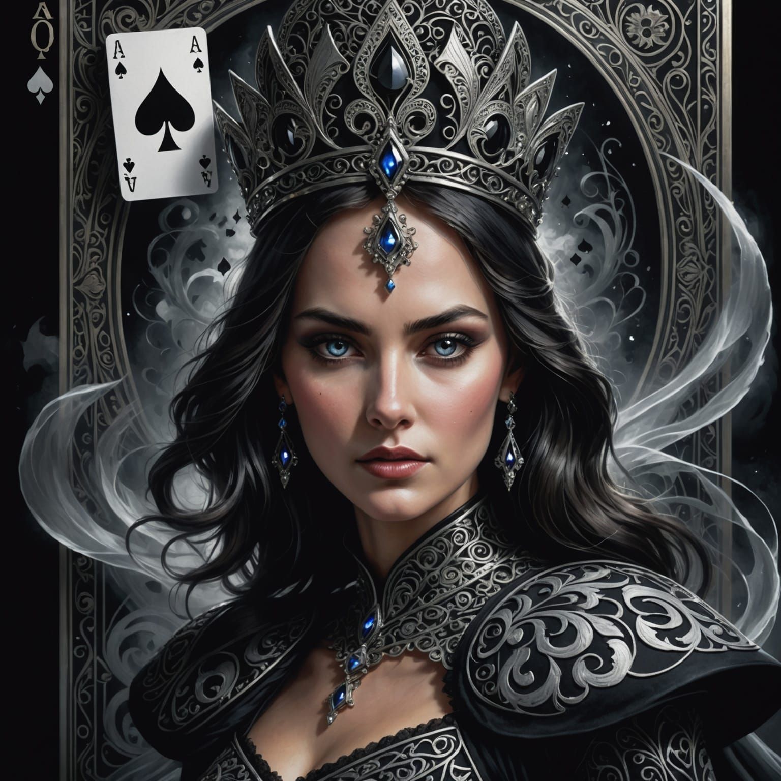 ♠️ Queen of Spades ♠️   by @Brooke Hendricks