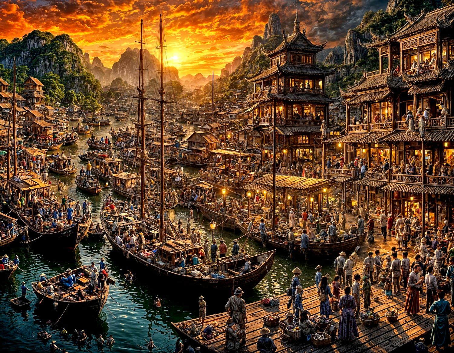 Where's Waldo? Vietnamese Boat Market Edition 🤣