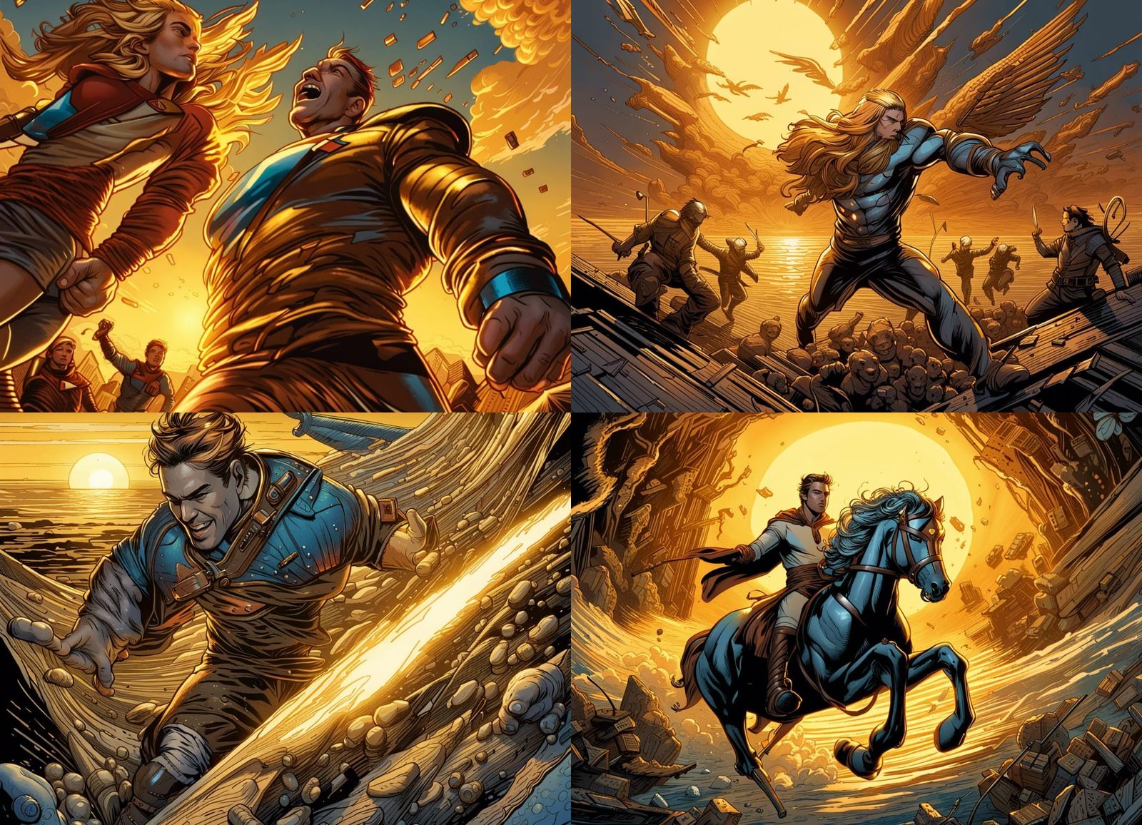 A great victory! Mark Brooks and Dan Mumford, comic book art...