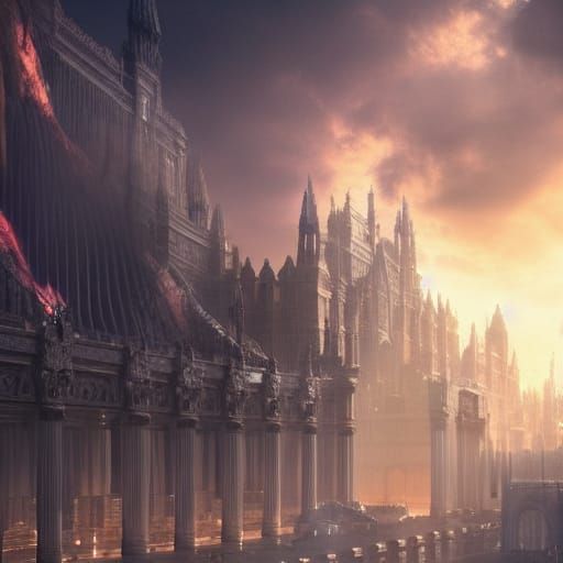 Epic Lucifer Digital Matte Painting
