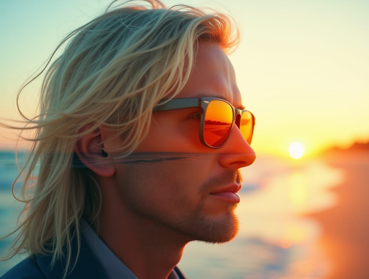 Romantic beach sunrise #2