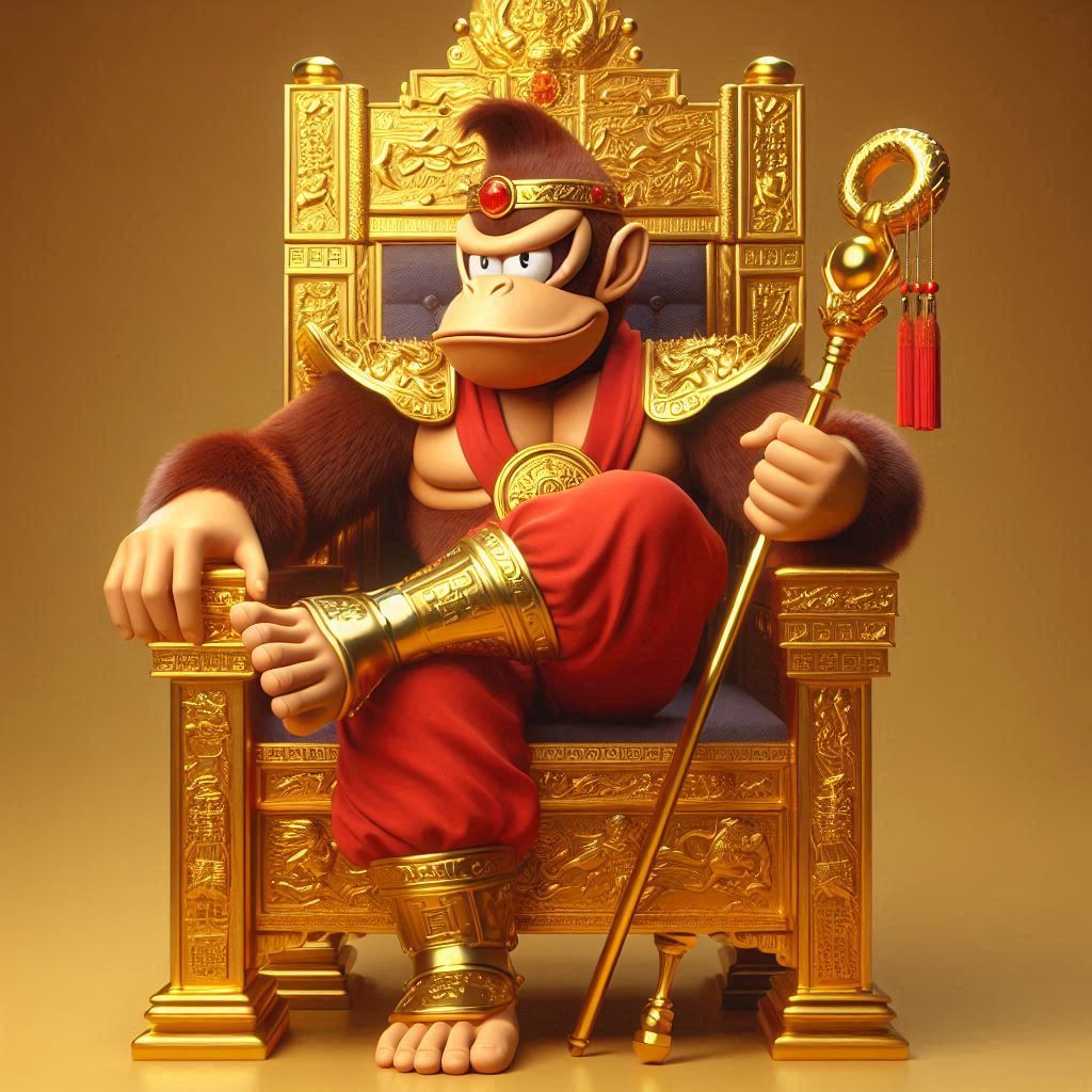 Donkey Kong as Sun Wukong