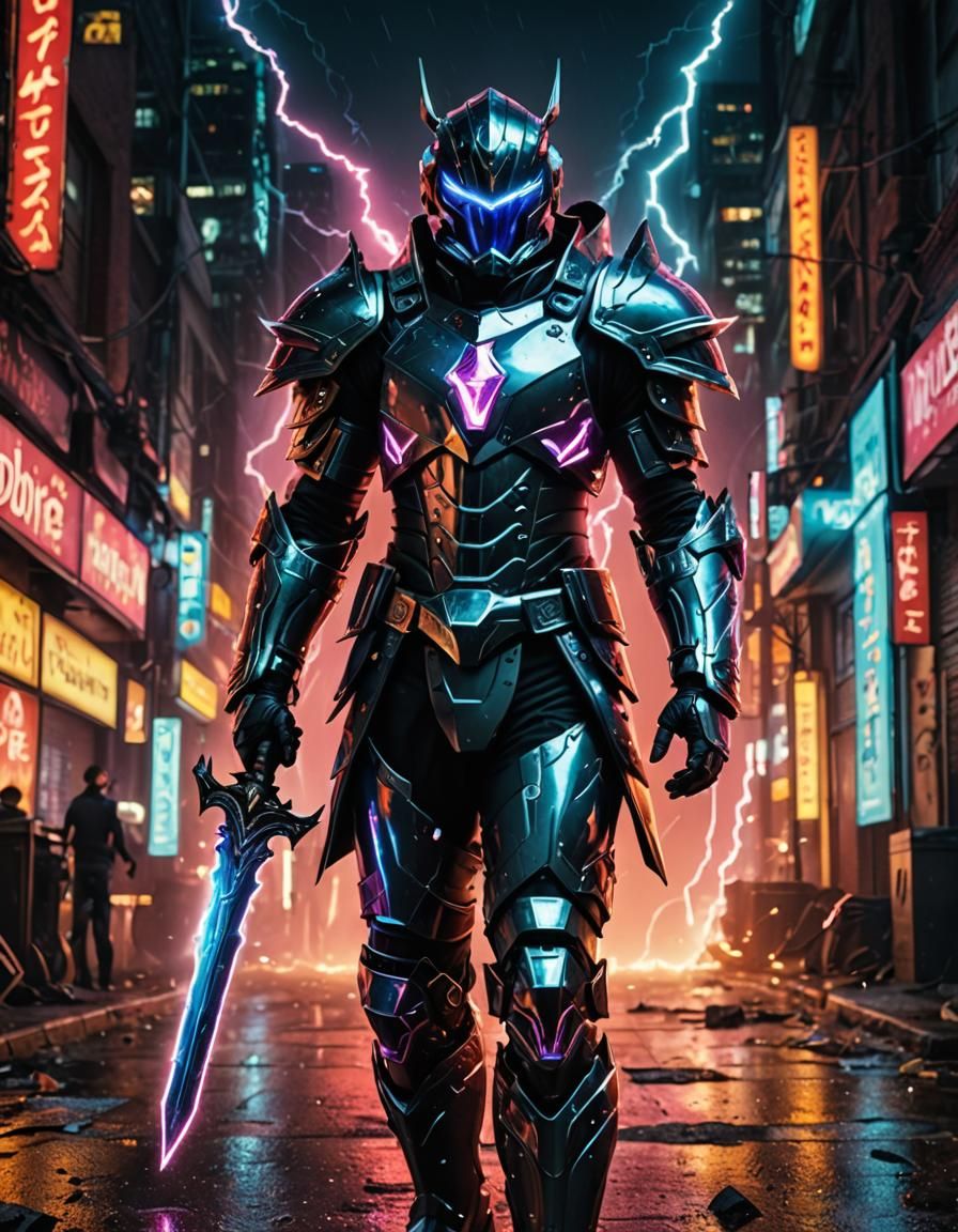 NEON KNIGHT: Neon Armor...