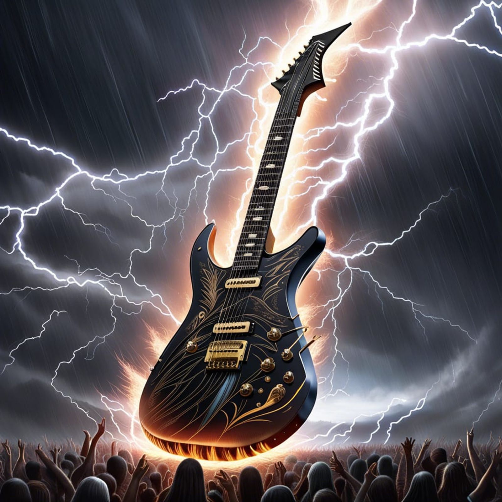 heavy metal guitar wallpaper