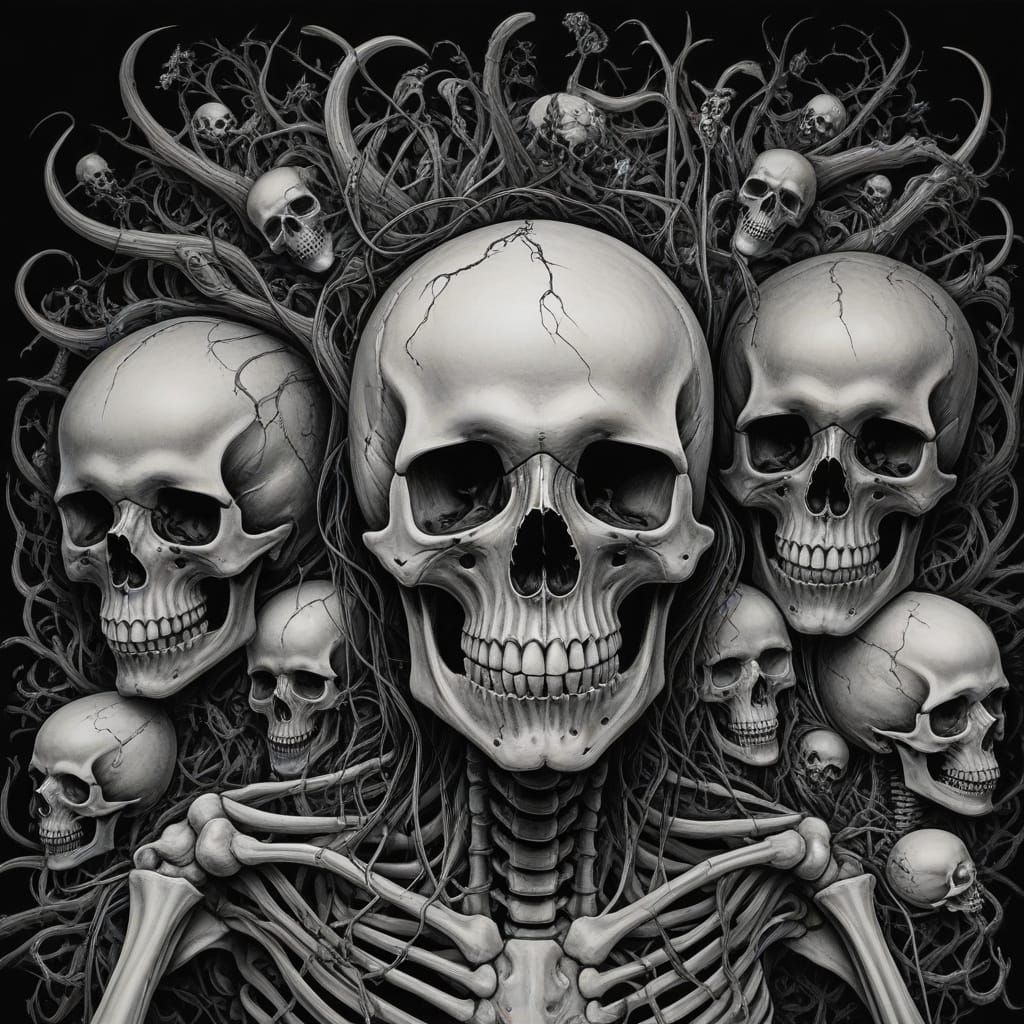 Skeleton Selfie
