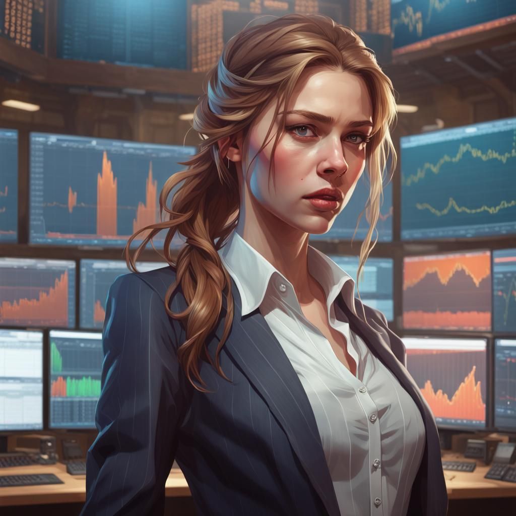 A nice stockbroker girl