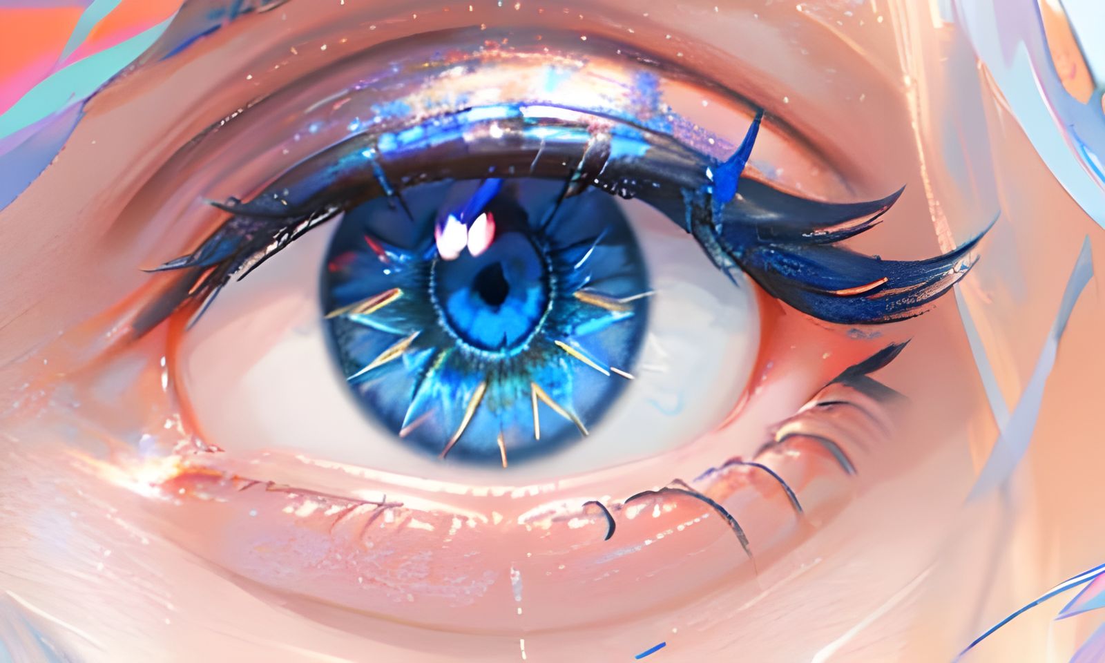 Her Eyes - AI Generated Artwork - NightCafe Creator