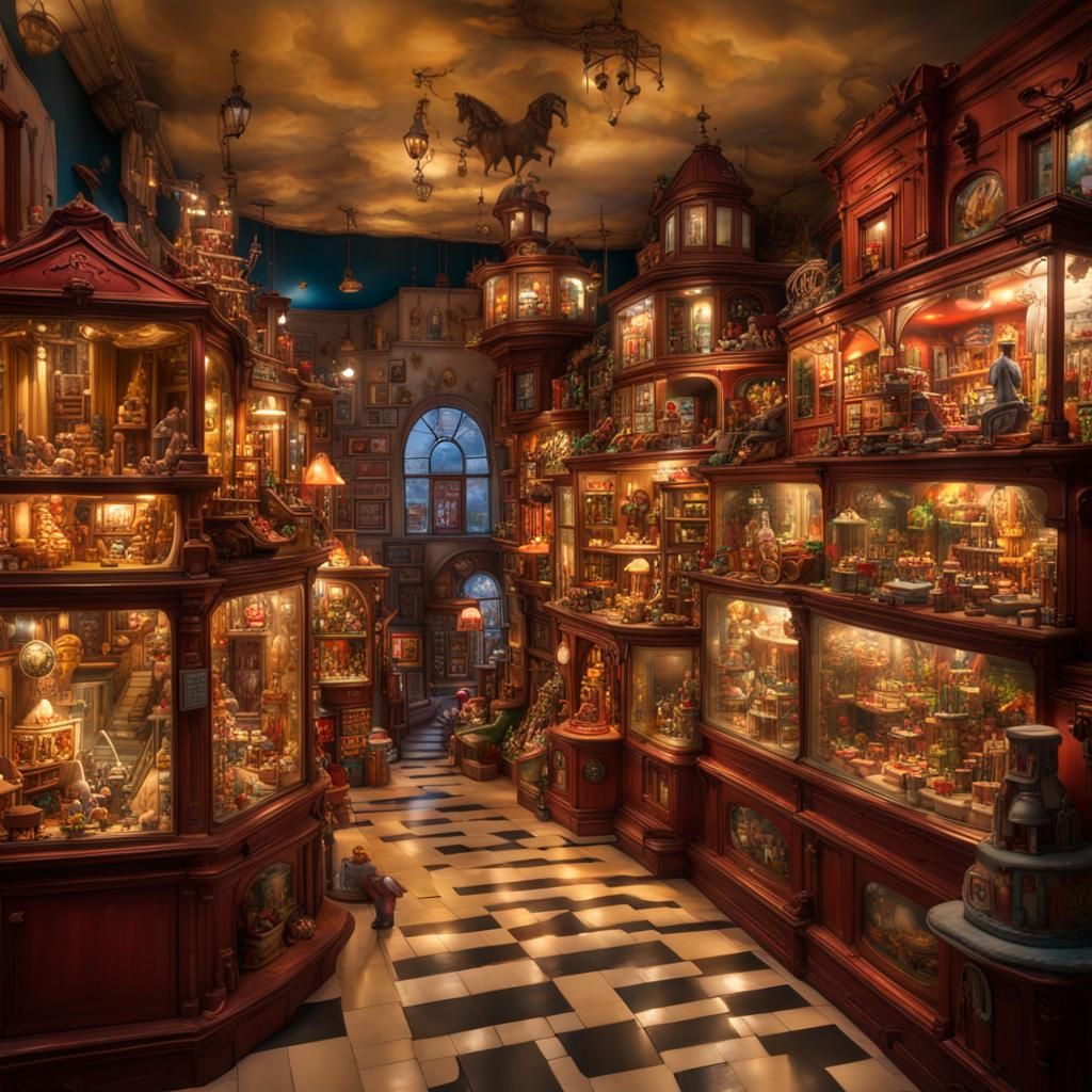 The magical toys shop  by @Steno