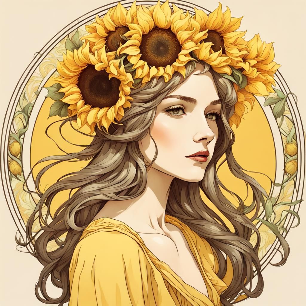 Sunflower girl 2