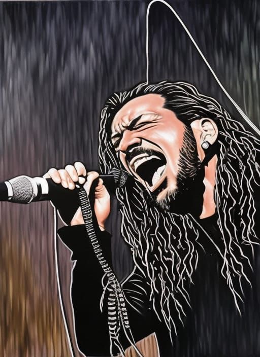 Jonathan Davis Korn ink in 2023