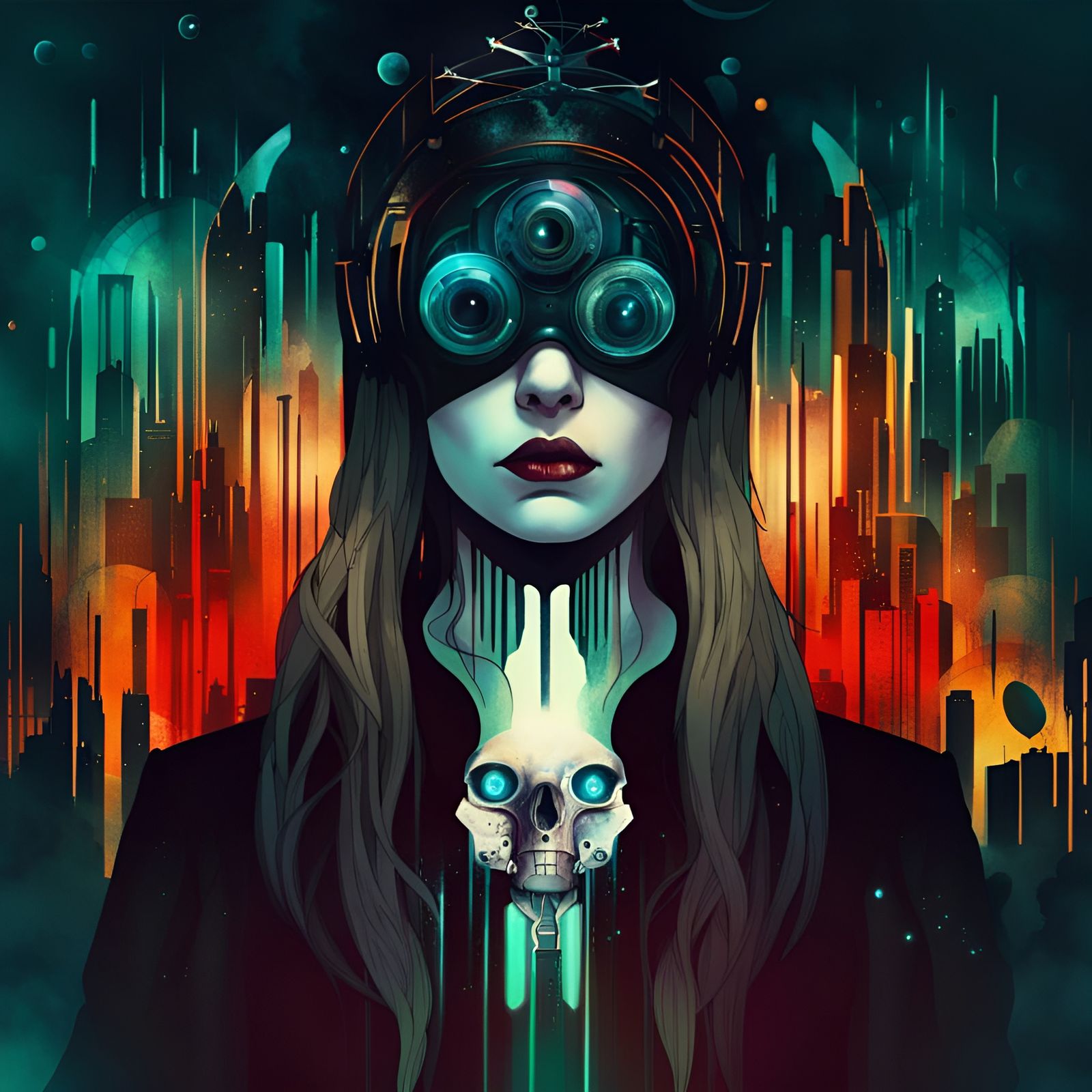 Anesthesia gothic art horror retrofuturism synesthesia mysterious - AI ...