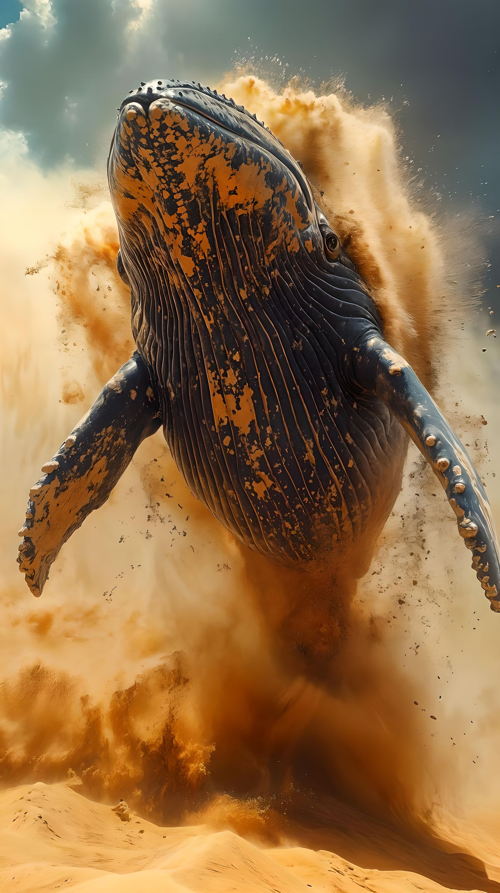 Sandy Humpback Whale