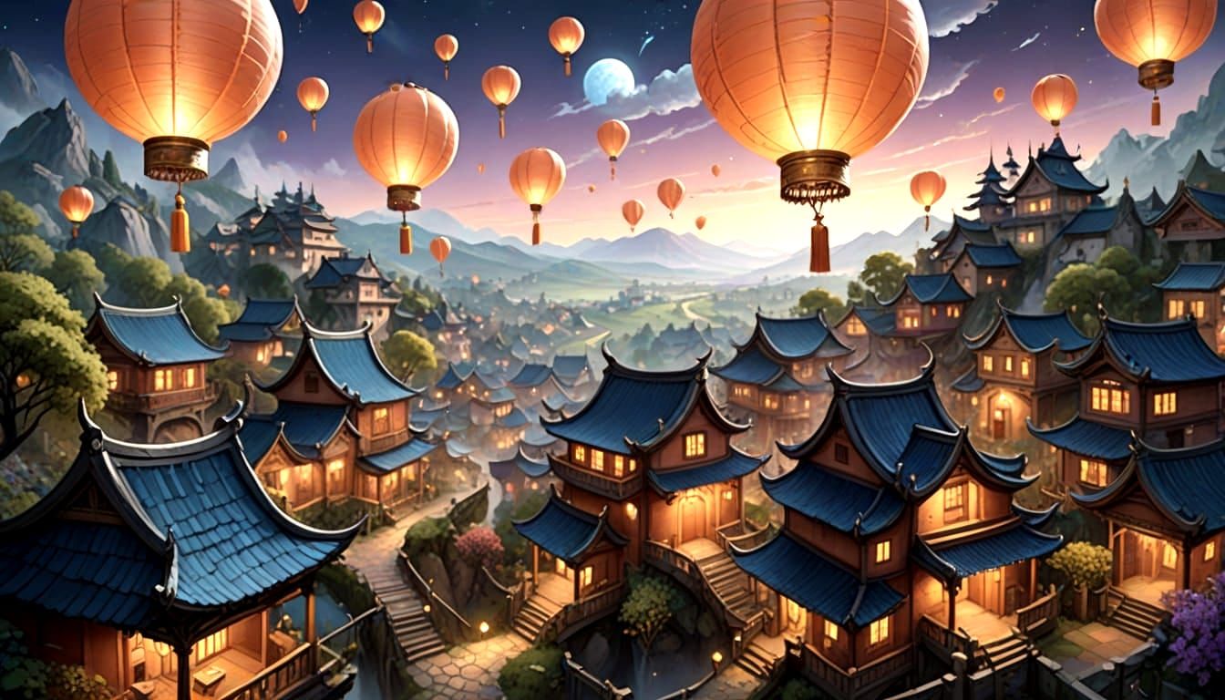 chinese lanterns II  by @GeoPepito