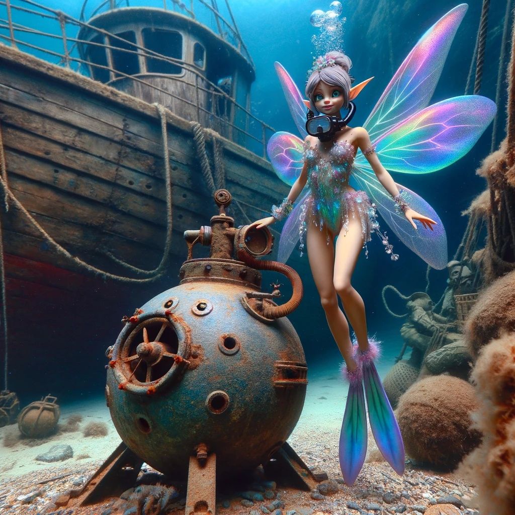 Bubble Squeaks got some money for an underwater shoot from her only fans. She cares nothing for history and is blissfull...