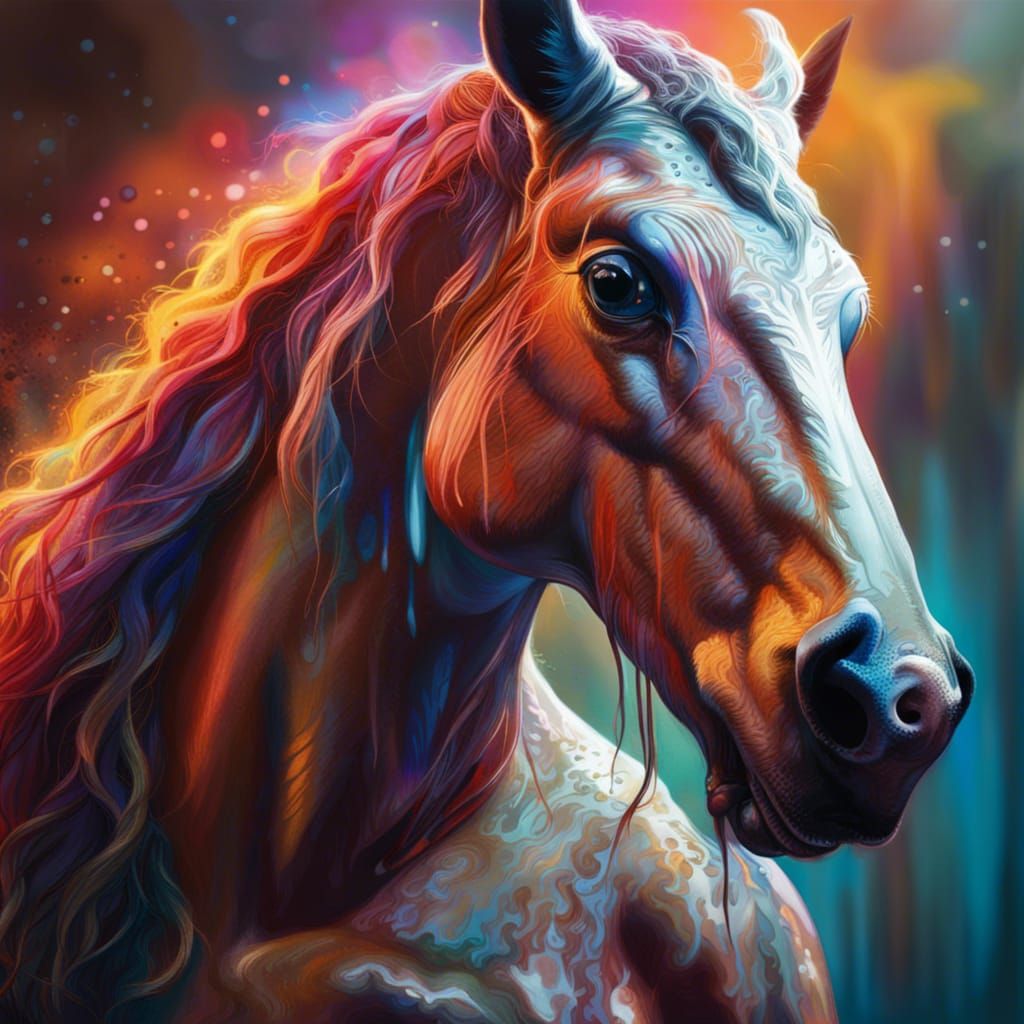 Horse - AI Generated Artwork - NightCafe Creator