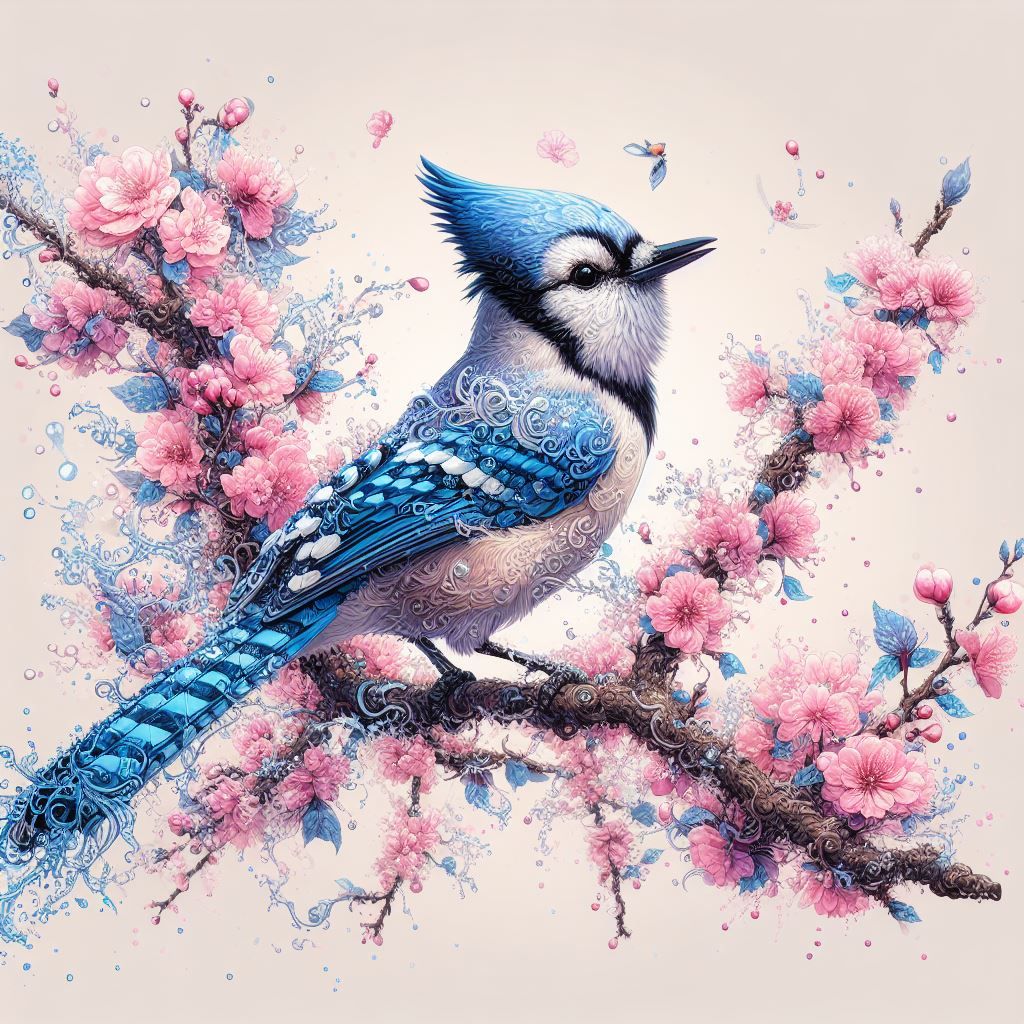 Cute Little Blue Jay