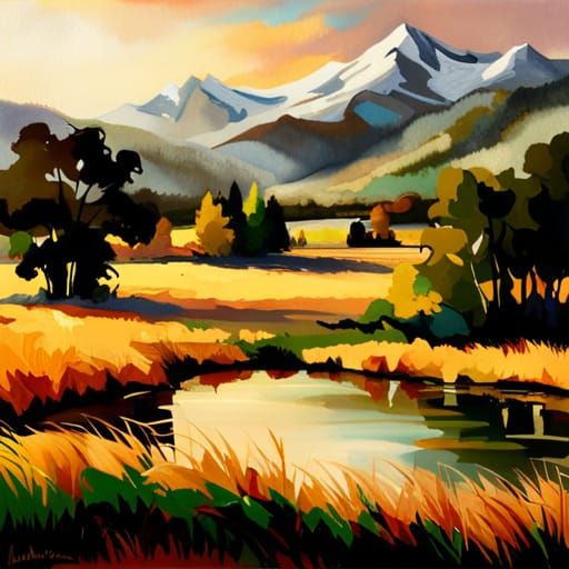 landscape painting!! Rural Victoria, Australia beautiful