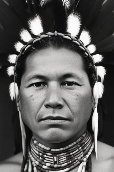 1960's photo of a native american, hasselblad,  false