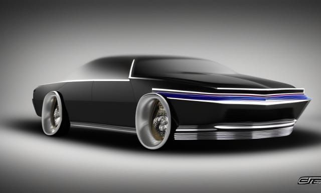 Retrofuturistic carbon fiber 2069 Chevy impala ss concept re...