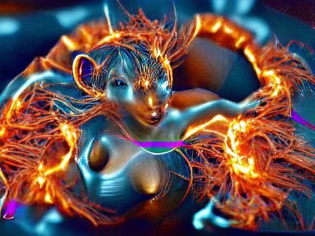 She's transforming into her true nature