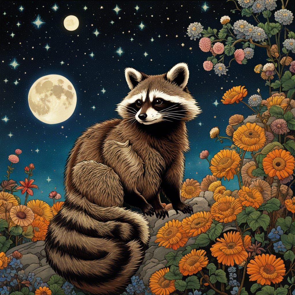 Trash Panda - AI Generated Artwork - NightCafe Creator