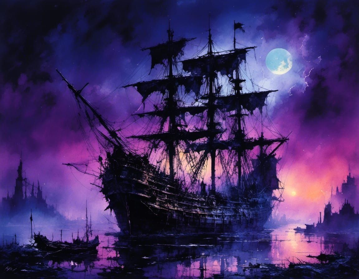 ...ancient ruins of the oldest USS Enterprise.  by @IndiCat