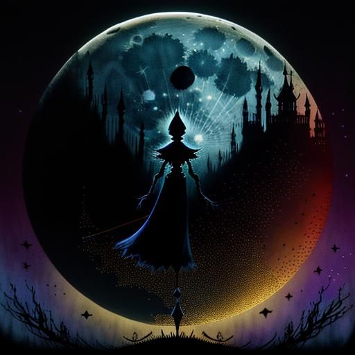 I am the shadow on the moon at night, filling your dreams to...